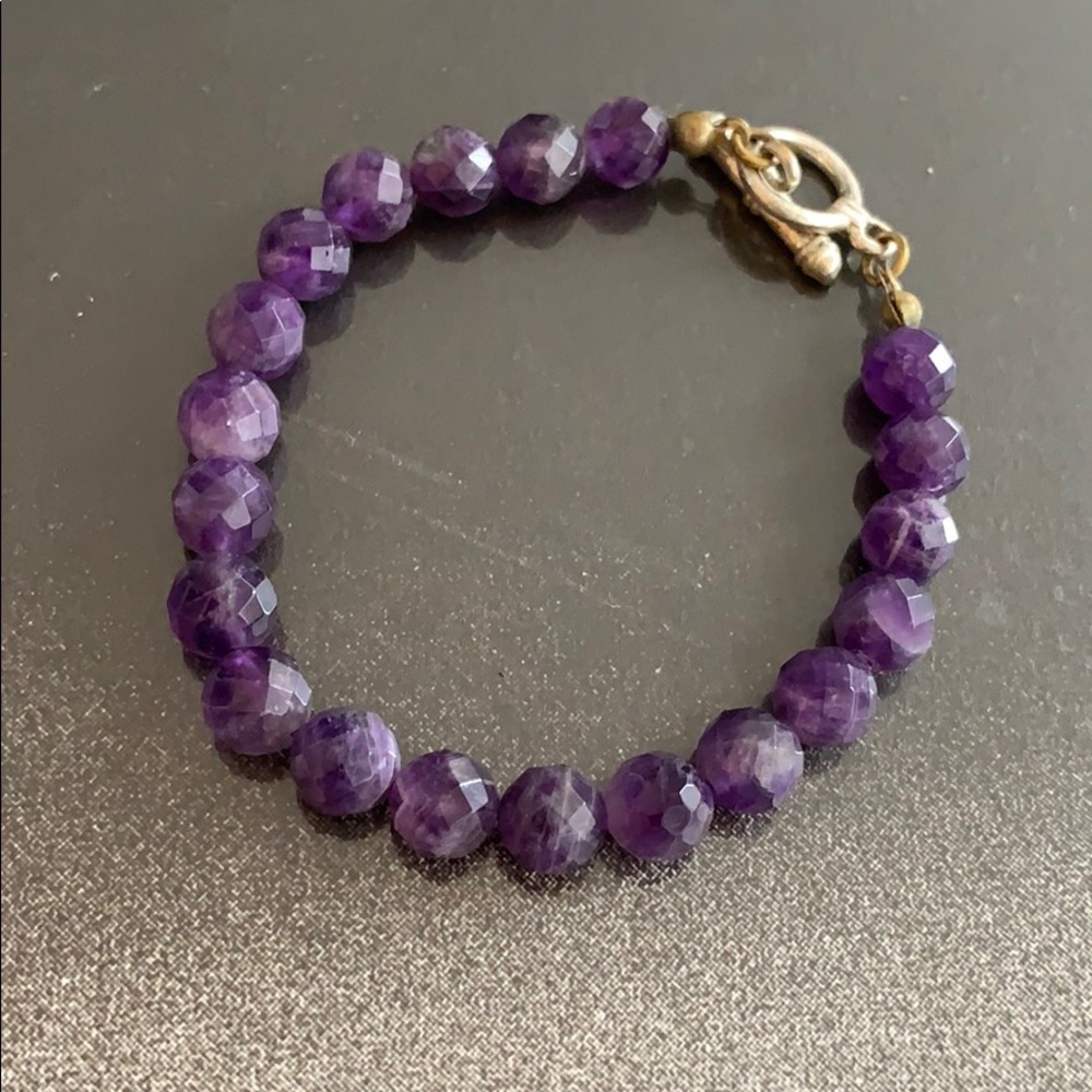 Amethyst bracelet
